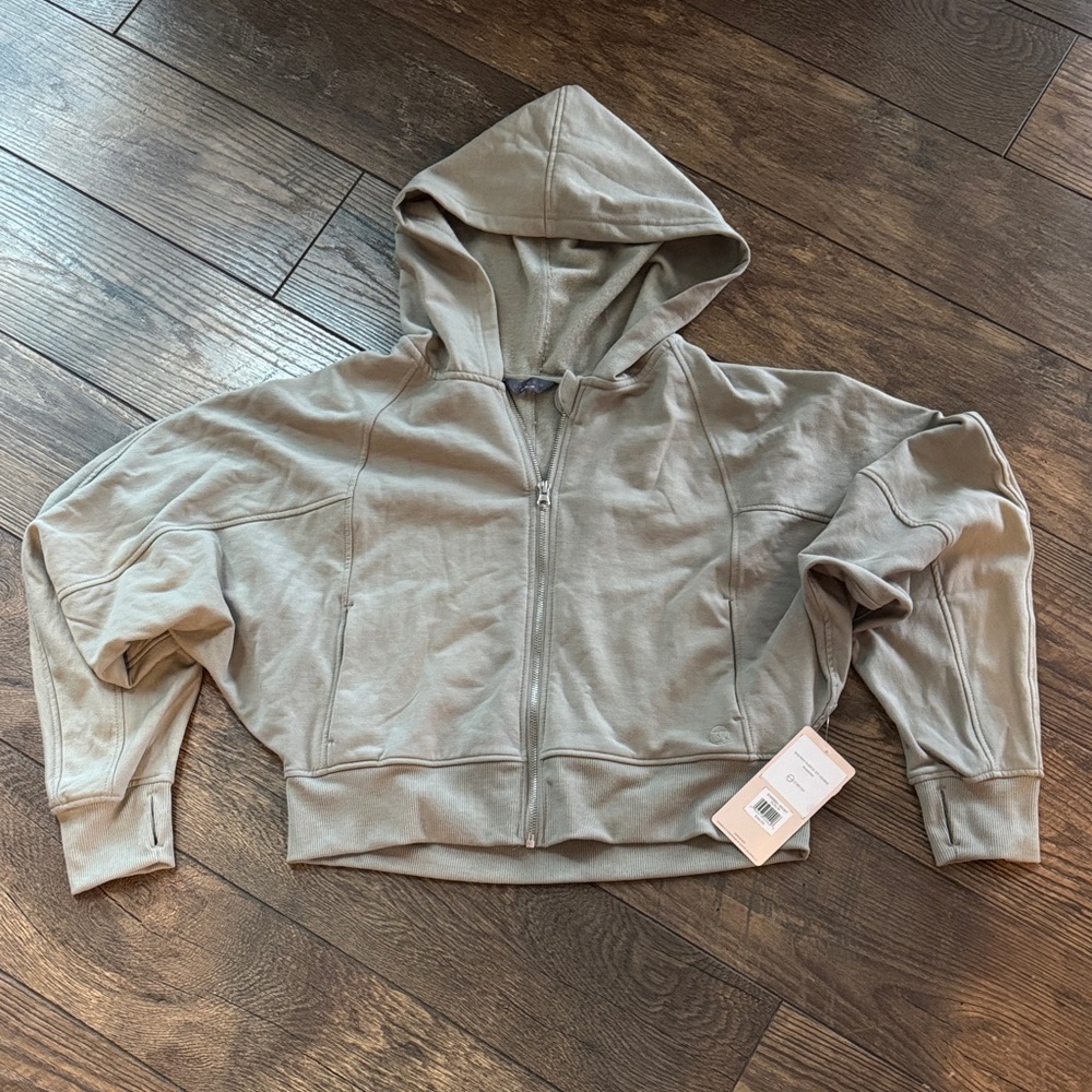 Danskin Sage Green Zip-Up Jacket